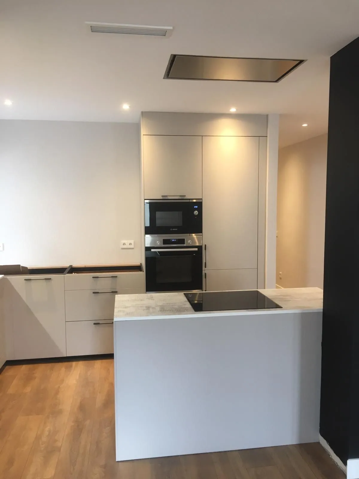 Salón reformado en vivienda de Pozuelo de Alarcón